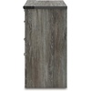 image:imageSignature Design by Ashley Frandern Rustic Nailhead 2Drawer Nightstand with USB Ports Dark Brown