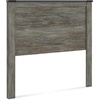 image:imageSignature Design by Ashley Frandern Rustic Panel Headboard with Nailhead Full Gray