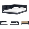 image:imageSignature Design by Ashley Full Bookcase Storage Floor Bed Frame Navy Blue