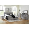 image:imageSignature Design by Ashley Full Sleigh Bed Cottage White FinishDark Gray
