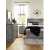image:imageSignature Design by Ashley Full Sleigh Bed Cottage White FinishDark Gray