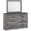 image:imageSignature Design by Ashley Full Sleigh Bed Cottage White FinishDark Gray