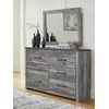 image:imageSignature Design by Ashley Full Sleigh Bed Cottage White FinishDark Gray