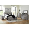 image:imageSignature Design by Ashley Full Sleigh Bed Cottage White FinishDark Gray