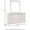image:imageSignature Design by Ashley Full Sleigh Bed Cottage White FinishWhite