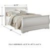 image:imageSignature Design by Ashley Full Sleigh Bed Cottage White FinishWhite