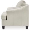 image:imageSignature Design by Ashley Genoa Contemporary Leather Match Upholstered Oversized Chair White