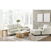 image:imageSignature Design by Ashley Genoa Contemporary Leather Match Upholstered Oversized Chair White