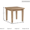 image:imageSignature Design by Ashley Gerianne Outdoor End Table Eucalyptus WoodEnd Table