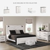 image:imageSignature Design by Ashley Gerridan Kids Full Size White Bed FrameWhiteBlack