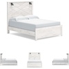 image:imageSignature Design by Ashley Gerridan Kids Full Size White Bed FrameWhiteBlack