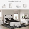 image:imageSignature Design by Ashley Gerridan Kids Full Size White Bed FrameWhiteBlack