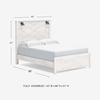 image:imageSignature Design by Ashley Gerridan Kids Full Size White Bed FrameWhiteBlack