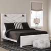 image:imageSignature Design by Ashley Gerridan Kids Full Size White Bed FrameWhiteBlack