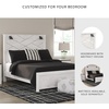 image:imageSignature Design by Ashley Gerridan Kids Full Size White Bed FrameWhiteBlack