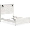 image:imageSignature Design by Ashley Gerridan Kids Full Size White Bed FrameWhiteBlack