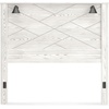 image:imageSignature Design by Ashley Gerridan Kids Full Size White Bed FrameWhiteBlack