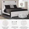 image:imageSignature Design by Ashley Gerridan Kids Full Size White Bed FrameWhiteBlack