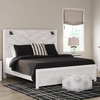 image:imageSignature Design by Ashley Gerridan Kids Full Size White Bed FrameWhiteBlack
