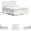 image:imageSignature Design by Ashley Gerridan Kids Full Size White Bed FrameWhiteGray