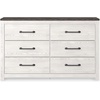 image:imageSignature Design by Ashley Gerridan Kids Full Size White Bed FrameWhiteGray