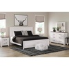 image:imageSignature Design by Ashley Gerridan Kids Full Size White Bed FrameWhiteGray