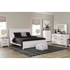 image:imageSignature Design by Ashley Gerridan Kids Full Size White Bed FrameWhiteGray