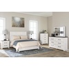 image:imageSignature Design by Ashley Gerridan Kids Full Size White Bed FrameWhiteGray