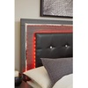 image:imageSignature Design by Ashley Gray Queen Upholstered Headboard OnlyGray