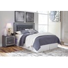 image:imageSignature Design by Ashley Gray Queen Upholstered Headboard OnlyGray