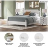 image:imageSignature Design by Ashley Greddinton Queen Poster Bed Antique WhiteKing Poster Bed