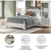 image:imageSignature Design by Ashley Greddinton Queen Poster Bed Antique WhiteQueen Poster Bed