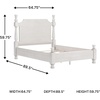 image:imageSignature Design by Ashley Greddinton Queen Poster Bed Antique WhiteQueen Poster Bed