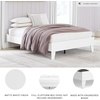 image:imageSignature Design by Ashley Hallityn Casual Full Platform Bed Low Profile Foundation or Box Spring Not Needed Engineered Wood and Decorative Laminate Matte White