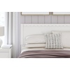 image:imageSignature Design by Ashley Hallityn Casual Full Tent Bed Kids Teepee Bed Frame Foundation or Box Spring Not Needed Montessori Inspired Sleep Space Matte WhiteWhite