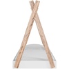 image:imageSignature Design by Ashley Hallityn Casual Full Tent Bed Kids Teepee Bed Frame Foundation or Box Spring Not Needed Montessori Inspired Sleep Space Matte WhiteWhiteNatural