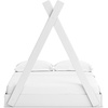 image:imageSignature Design by Ashley Hallityn Casual Full Tent Bed Kids Teepee Bed Frame Foundation or Box Spring Not Needed Montessori Inspired Sleep Space Matte WhiteMatte White