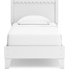 image:imageSignature Design by Ashley Hallityn Casual Full Tent Bed Kids Teepee Bed Frame Foundation or Box Spring Not Needed Montessori Inspired Sleep Space Matte WhiteWhite
