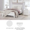 image:imageSignature Design by Ashley Hallityn Casual Full Tent Bed Kids Teepee Bed Frame Foundation or Box Spring Not Needed Montessori Inspired Sleep Space Matte WhiteWhite