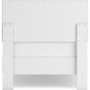 image:imageSignature Design by Ashley Hallityn Casual Full Tent Bed Kids Teepee Bed Frame Foundation or Box Spring Not Needed Montessori Inspired Sleep Space Matte WhiteWhite