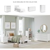 image:imageSignature Design by Ashley Hallityn Casual Full Tent Bed Kids Teepee Bed Frame Foundation or Box Spring Not Needed Montessori Inspired Sleep Space Matte WhiteWhite