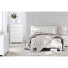 image:imageSignature Design by Ashley Hallityn Casual Full Tent Bed Kids Teepee Bed Frame Foundation or Box Spring Not Needed Montessori Inspired Sleep Space Matte WhiteWhite