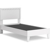 image:imageSignature Design by Ashley Hallityn Casual Full Tent Bed Kids Teepee Bed Frame Foundation or Box Spring Not Needed Montessori Inspired Sleep Space Matte WhiteWhite