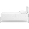 image:imageSignature Design by Ashley Hallityn Casual Full Tent Bed Kids Teepee Bed Frame Foundation or Box Spring Not Needed Montessori Inspired Sleep Space Matte WhiteWhite