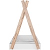image:imageSignature Design by Ashley Hallityn Casual Full Tent Bed Kids Teepee Bed Frame Foundation or Box Spring Not Needed Montessori Inspired Sleep Space Matte WhiteWhiteNatural