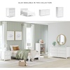 image:imageSignature Design by Ashley Hallityn Casual Twin Platform Bed Foundation or Box Spring Not Needed Low Profile Frame for Youth Bedrooms Matte White