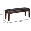 image:imageSignature Design by Ashley Hammis Rake Back Dining Room Chair Set of 2 Dark Brown Haddigan Traditional Upholstered Dining Room Bench Dark Brown
