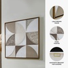 image:imageSignature Design by Ashley Harelman Canvas Wall Art 40x40 Taupe
