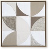 image:imageSignature Design by Ashley Harelman Canvas Wall Art 40x40 Taupe