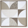 image:imageSignature Design by Ashley Harelman Canvas Wall Art 40x40 Taupe